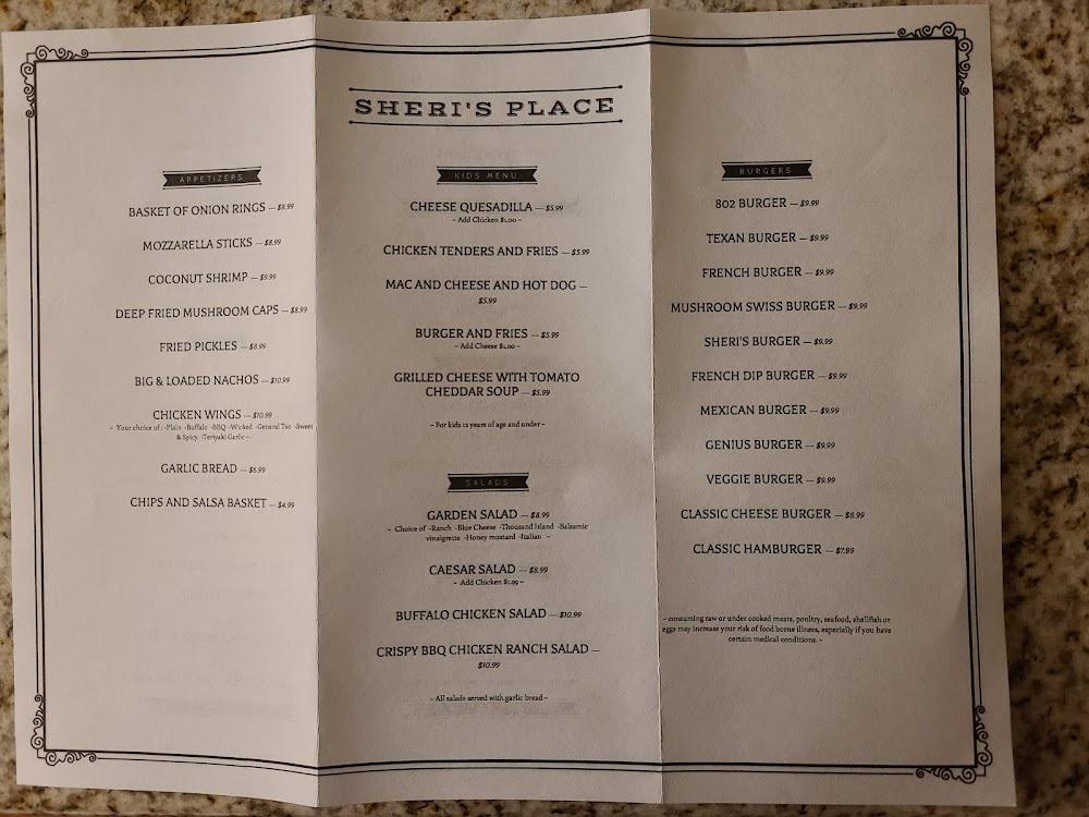 Sheri's Place Menu image 3